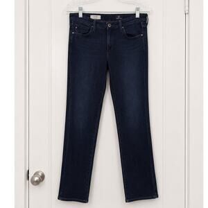 AG Adriano Goldschmied The Prima Mid Rise Cigarette Jeans Women’s 28R Dark Wash